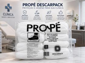 Propé Descartável Descarpack C/100 Unidades Proteção Para Calçados Ambientes Limpos e Profissionais