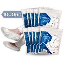 Propé descartável tnt Branca c/ 1000 unidades - Touca sapato