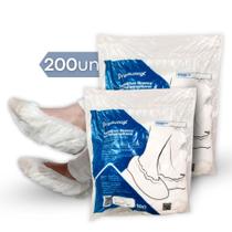 Propé descartável tnt Branca c/ 200 unidades - Touca sapato