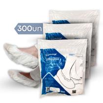 Propé descartável tnt Branca c/ 300 unidades - Touca sapato
