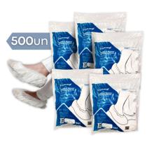 Propé descartável tnt Branca c/ 500 unidades - Touca sapato