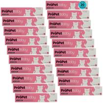 Própet baby 14g pré e probiótico para cães e gatos ucbvet kit com 20