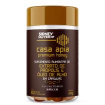 Própolis Com Alho Casa Apia 60 Cápsulas Sidney Oliveira