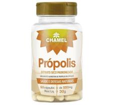 Própolis Extrato Seco 550mg 60 cápsulas - Chamel Própolis Extrato Seco 550mg 60 cápsulas - Chamel