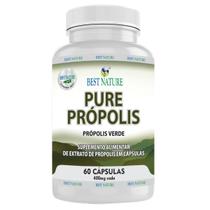 Própolis Vegano Pure Própolis 400Mg 2,4Mg 60Caps Best Nature