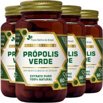 Própolis Verde 500mg 4 X 60 Cápsulas - Flora Nativa