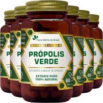 Própolis Verde 500mg 6 X 60 Cápsulas - Flora Nativa