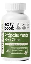 Própolis Verde D3 Zinco Easy Boost 35mg Fenóis 60 Caps