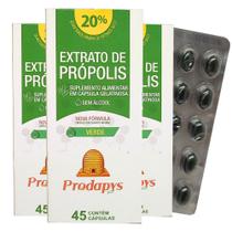 Própolis Verde - Suplemento Alimentar 45 cápsulas Kit com 3 Própolis Verde - Suplemento Alimentar 45 cápsulas Kit com 3