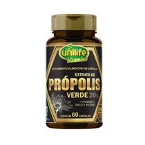 Própolis Verde + Vitamina C Zinco e Selênio Unilife 60 cápsulas Própolis Verde + Vitamina C Zinco e Selênio Unilife 60 cápsulas