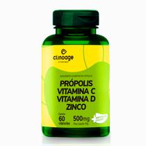 Própolis Vitamina C Vitamina D E Zinco 60 Cápsulas Clinoage