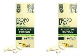 Propomax Extrato De Própolis Verde 30 Cápsulas Kit 2 Un. - Apis Flora