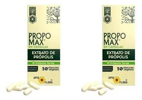 Propomax Extrato De Própolis Verde 30 Cápsulas Kit 2 Un.