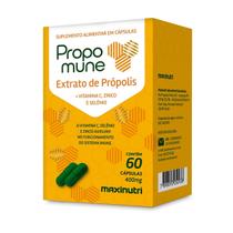 Propomune Extrato de Própolis + Vitamina C e Zinco 60 Cápsulas - MaxiNutri - 2260