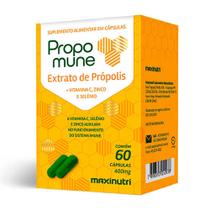 Propomune Extrato Própolis Vitamina C Zinco 60 Capsulas Loja Maxinutri