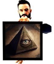 Prosperidade À Vista: Olho Maçônico Em Quadro Arte 3d Prosperidade À Vista: Olho Maçônico Em Quadro Arte 3d