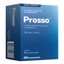 Prosso Citrato Malato De Cálcio+Vitamina D 30 Comp Sem Sabor