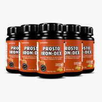 Prosto Iron-Dex - Óleo de Semente de Abóbora + Vit E - 60 Cápsulas - Kit 5 unidades