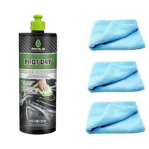 Prot Dry Lava a Seco 1,5L Protelim +3 Flanelas De Microfibra