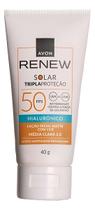 Prot Solar Facial Avon Renew FPS50 Cor Media clara 2.0 40g Prot Solar Facial Avon Renew FPS50 Cor Media clara 2.0 40g
