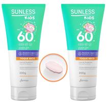 Prot solar fps60 kids 200g sunless toque seco combo 2 und Prot solar fps60 kids 200g sunless toque seco combo 2 und