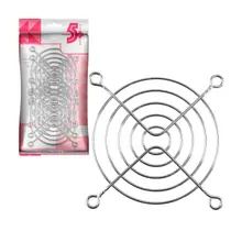 Protção Grade Para Cooler Cromada 80*80mm Para Gabinete uni.