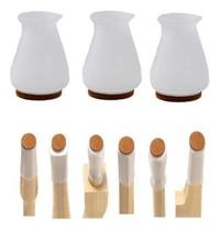 Proteção Cadeira Mesa Silicone Feltro 15Mm A 23Mm Kit 20 Pçs