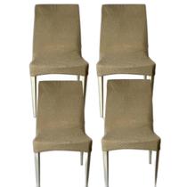 Proteção Cadeiras Mesa Jantar Assento 4 Lugares Poliéster