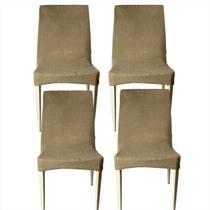 Proteção Cadeiras Mesa Jantar Assento 4 Lugares Poliéster