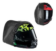 Proteção Capa De Capacete Moto Couro 100% Impermeável