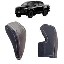 Proteção Couro Marrom Manopla Câmbio Automático S10 Country 2012 Á 2023