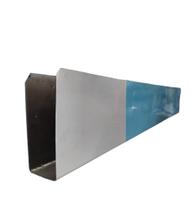 Proteção De Porta de Inox Escovado 304 10 cm Alturax80 cm De Comprimento
