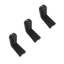 Proteção Estante De Caixa Borracha Preta 14.4 Com 3 Unidades