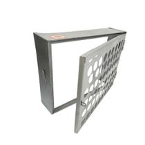 Proteção Hidrômetro Tela Moeda com Porta Cadeado 50x60cm