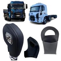 Proteção Manopla Couro E Lixo Câmbio Powershift Automático Cargo Bitruk 3031 2429 2017 Á 2019