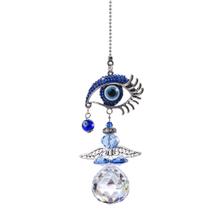 Proteção ocular Suncatcher Hanging Crystal Angel Evil azul Proteção ocular Suncatcher Hanging Crystal Angel Evil azul