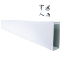 Proteção Salva Porta Na Cor Branca Contra Umidade Galvanizado 60cm á 100cm 5cm Altura