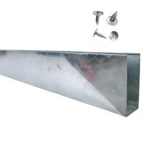 Proteção Salva Porta Na Cor Galvanizado Contra Umidade 60cm á 100cm 10cm Altura