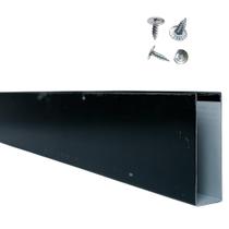 Proteção Salva Porta Na Cor Preta Contra Umidade Galvanizado 60cm á 100cm 5cm Altura