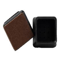 Proteção Silicone Quadrado Feltro Conjunto 20 Perna Cadeira