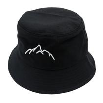 Proteção solar de anime Bucket Hat Mountains para adultos