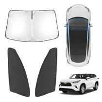 Proteção solar de para-brisa Karltys 3PCS para Toyota Highlander 2020-2026 Proteção solar de para-brisa Karltys 3PCS para Toyota Highlander 2020-2026