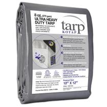 Proteção ultrarpesada Tarp Kotap, 10 x 12 pés, à prova d'água Proteção ultrarpesada Tarp Kotap, 10 x 12 pés, à prova d'água