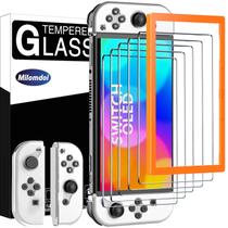 Protector de Pantalla + Funda Suave Milomdoi para Nintendo Switch OLED