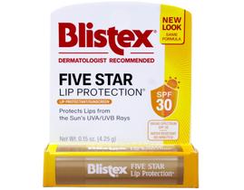 Protector Labial Blistex Five Star FPS 30 4.4 mL (Paquete de 12) Protector Labial Blistex Five Star FPS 30 4.4 mL (Paquete de 12)