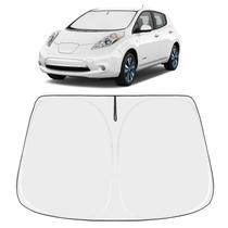 Protector solar para parabrisas Proadsy para Nissan Leaf 2011-2017, parasol delantero plegable de 4 capas que bloquea rayos UV y mantiene el auto más fresco