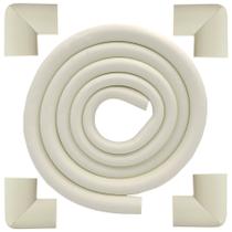 Protectores de Bordes para Muebles M2cbridge en Forma de U 2m Blanco Roto