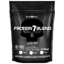 Protein 7 Blend Refil (1,8kg) - Sabor: Morango - Black Skull