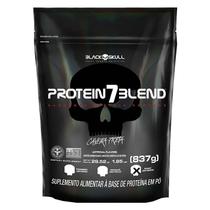 Protein 7 blend (sc) 840 g - black skull (amendoim) Protein 7 blend (sc) 840 g - black skull (amendoim)