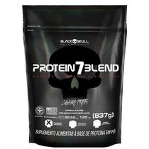Protein 7 blend (sc) 840 g - black skull (morango) Protein 7 blend (sc) 840 g - black skull (morango)